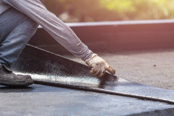 Professional Waterproofing technician working in Birmingham, MI